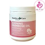 Tinh dầu hoa anh thảo HealthyCare Evening Primrose Oil 1000mg của Úc lọ 200 viên