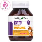 Viên nhai tăng sức đề kháng Healthy Care Kids Chewable Immune của Úc cho trẻ từ 2 tuổi lọ 60 viên