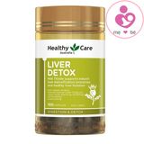 Viên uống giải độc gan Healthy Care Liver Detox của Úc lọ 100 viên