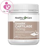 Viên sụn vi cá mập Healthy Care Shark Cartilage của Úc lọ 200 viên