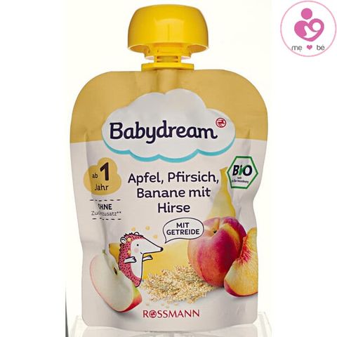 Trái cây nghiền Babydream cho trẻ trên 12 tháng tuổi của Đức