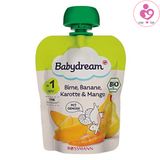 Trái cây nghiền Babydream cho trẻ trên 12 tháng tuổi của Đức