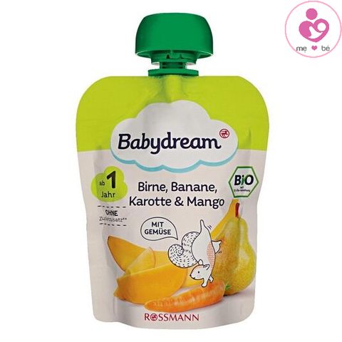 Trái cây nghiền Babydream cho trẻ trên 12 tháng tuổi của Đức