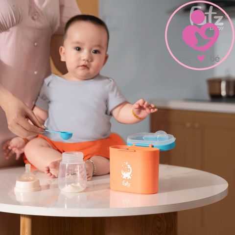 Hộp đựng sữa bột cho bé 600ml Fatzbaby – FB8201SS