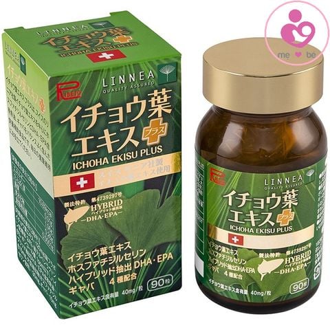 Bổ não Ichoha Ekisu Plus của Nhật Bản lọ 90 viên