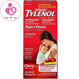 Siro giảm đau hạ sốt Infants’ Tylenol Pain + Fever của Mỹ cho trẻ từ 0-3 tuổi lọ 60ml