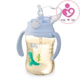 Bình tritan bật hút 2 tay cầm với phao 360 độ 250ml Fatzbaby