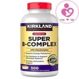 Vitamin tổng hợp Kirkland Signature One Per Day Super B-Complex With Electrolytes của Mỹ lọ 500 viên