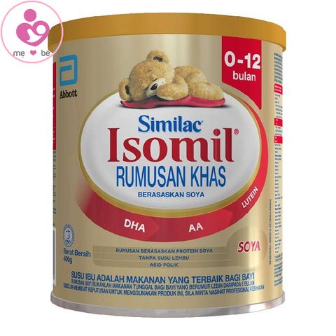 Sữa Isomil SOYA cho bé 0-12 tháng dị ứng đạm sữa bò bất dung nạp lactose