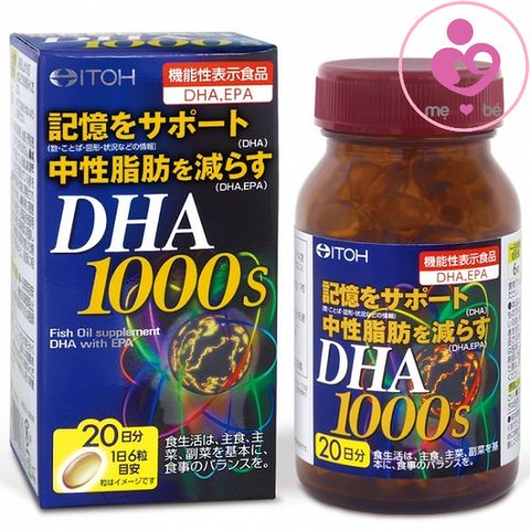 Viên bổ não Itoh DHA 1000s của Nhật Bản lọ 120 viên