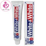Kem đánh răng White & White Lion siêu trắng răng của Nhật tuýp 150g