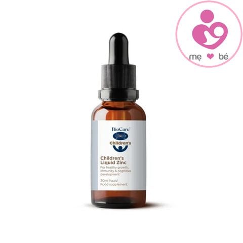 Kẽm dạng nước Biocare Children’s Liquid Zinc của Anh lọ 30ml (mẫu mới 2023