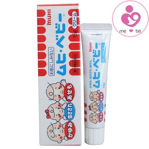 Kem chống muỗi, trị vết côn trùng cắn Muhi Baby của Nhật cho trẻ từ 3 tháng tuổi tuýp 15g