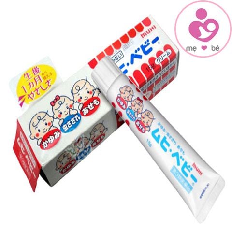Kem chống muỗi, trị vết côn trùng cắn Muhi Baby của Nhật cho trẻ từ 3 tháng tuổi tuýp 15g