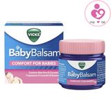 Kem Vicks Baby Balsam của Úc xoa ấm ngực giảm ho cho trẻ từ 3 tháng tuổi hộp 50g