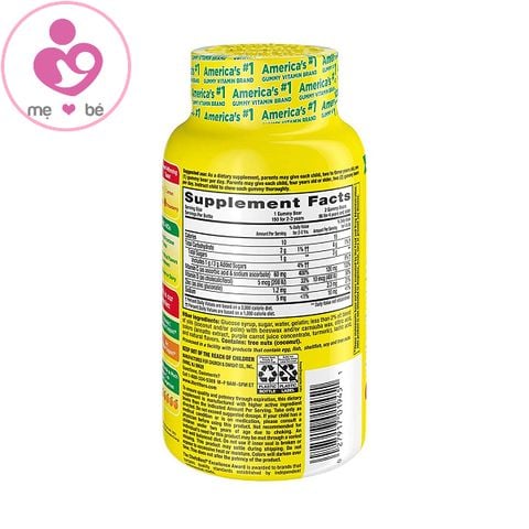 Kẹo dẻo gấu Immune C Plus Zinc & Vitamin D L’il Critters của Mỹ tăng sức đề kháng cho trẻ