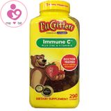 Kẹo dẻo gấu Immune C Plus Zinc & Vitamin D L’il Critters của Mỹ tăng sức đề kháng cho trẻ