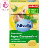 Viên ngậm gừng cốt chanh Mivolis của Đức hộp 50g