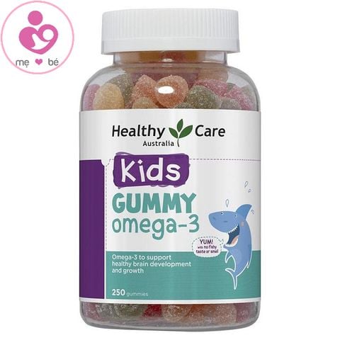 Kẹo dẻo bổ sung Omega 3 Healthy Care Kids Gummy của Úc cho bé từ 2 tuổi hộp 250 viên