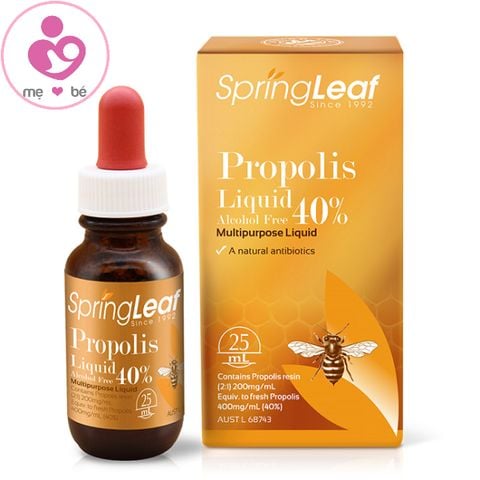 Keo ong Propolis của Spring Leaf Úc cho bé từ 2 tuổi lọ 25ml