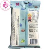Khăn lau hạ sốt Fever-eez Cool Care For Kids Forehead And Body Wipes của Mỹ cho trẻ từ 3 tháng