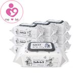 Khăn giấy ướt Lab 65 Momo Rabbit của Hàn Quốc cho trẻ sơ sinh và trẻ nhỏ gói 72 tờ