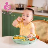 Khay ăn dặm khủng long cho bé Fatzbaby – FB8301SS