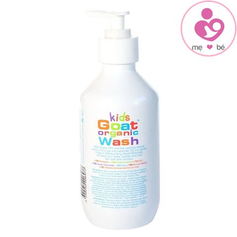 Sữa tắm hữu cơ cho bé Kids Goat Organic Wash của Úc chai 300ml