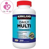 Vitamin tổng hợp Kirkland Signature DAILY MULTI Vitamins & Minerals của Mỹ lọ 500 viên