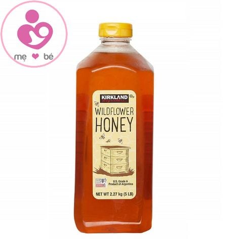 Mật ong Kirkland Signature Wildflower Honey của Mỹ chai 2,27kg
