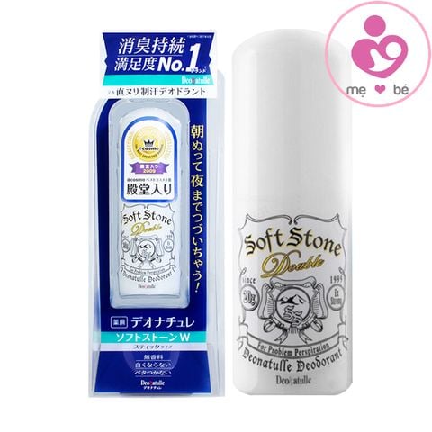 Sáp lăn khử mùi đá khoáng Deonatulle Soft Stone của Nhật Bản thanh 20g