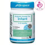 Men vi sinh Life Space Probiotic Powder For Infant của Úc cho trẻ từ 1-6 tháng