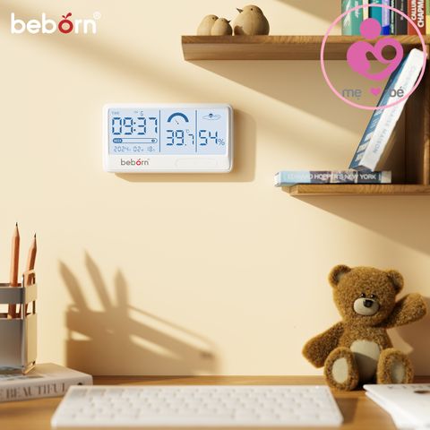 Nhiệt ẩm kế điện tử đa năng trong nhà kiêm đồng hồ báo thức cho bé Sensi 1