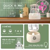 Máy đun và hâm nước pha sữa điều khiển từ xa thông minh Quick 16 Plus Fatzbaby FB3508HB