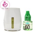 Máy đuổi muỗi tinh dầu của Nhật Bản hộp 1 máy và 1 lọ tinh dầu