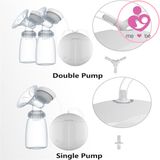 Máy hút sữa điện đôi Real Bubee của Anh hộp 1 bộ sản phẩm