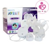 Máy hút sữa điện đôi Philips Avent SCF301/01 của Anh hộp 1 bộ sản phẩm