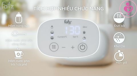 Máy đun nước và hâm nước pha sữa điện tử QUICK 9 Fatzbaby FB3526TN