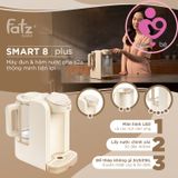 Máy đun và hâm nước pha sữa thông minh tiện lợi Smart 8 Plus Fatzbaby FB3110RS