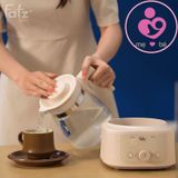 Máy đun và hâm nước pha sữa thủy tinh an toàn Fatzbaby Hiquick 3 FB3702HB