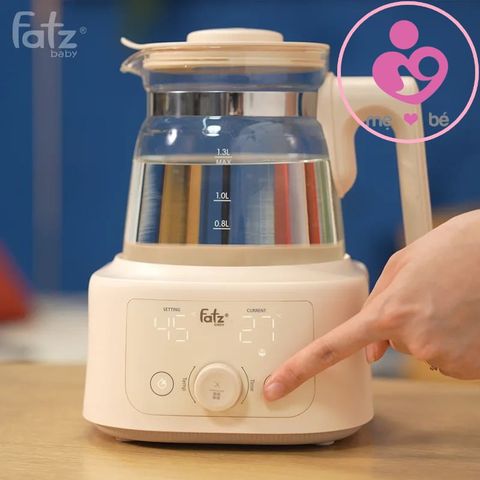 Máy đun và hâm nước pha sữa thủy tinh an toàn Fatzbaby Hiquick 3 FB3702HB