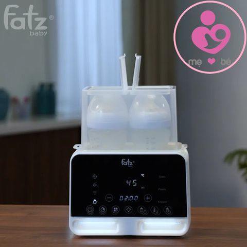 Máy hâm sữa và tiệt trùng điện tử 2 bình Fatzbaby Duo 9 FB3095KB