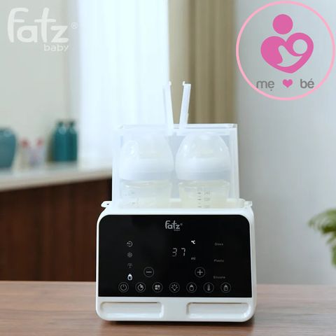 Máy hâm sữa và tiệt trùng điện tử 2 bình Fatzbaby Duo 9 FB3095KB
