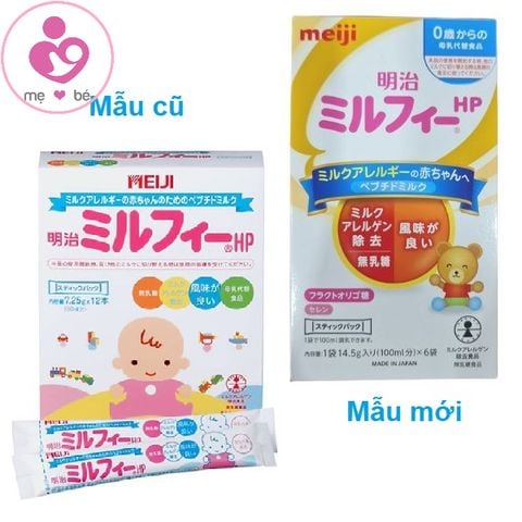 Sữa Meiji HP nội địa Nhật cho bé từ sơ sinh dị ứng đạm bò hộp 6 thanh