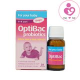 Men vi sinh Optibac probiotics dạng nước của Anh cho bé từ 0-3 tuổi
