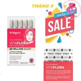 Men vi sinh phụ khoa VITAFLORA 20 tỷ CFU lợi khuẩn của Anh hộp 30 viên