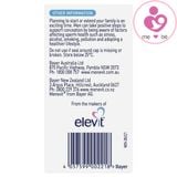 Menevit Pre-Conception của Úc hỗ trợ sức khỏe sinh sản nam giới hộp 30 viên