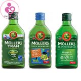 Dầu gan cá tuyết Möller’s Tran của Na Uy chai 250ml