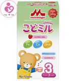 Sữa Morinaga Kodomil số 3 cho bé từ 3 tuổi vị vani và dâu hộp giấy