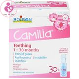 Siro Boiron Camilia Teething của Canada giảm đau tức lợi khi bé mọc răng cho trẻ từ 1 tháng hộp 30 ống